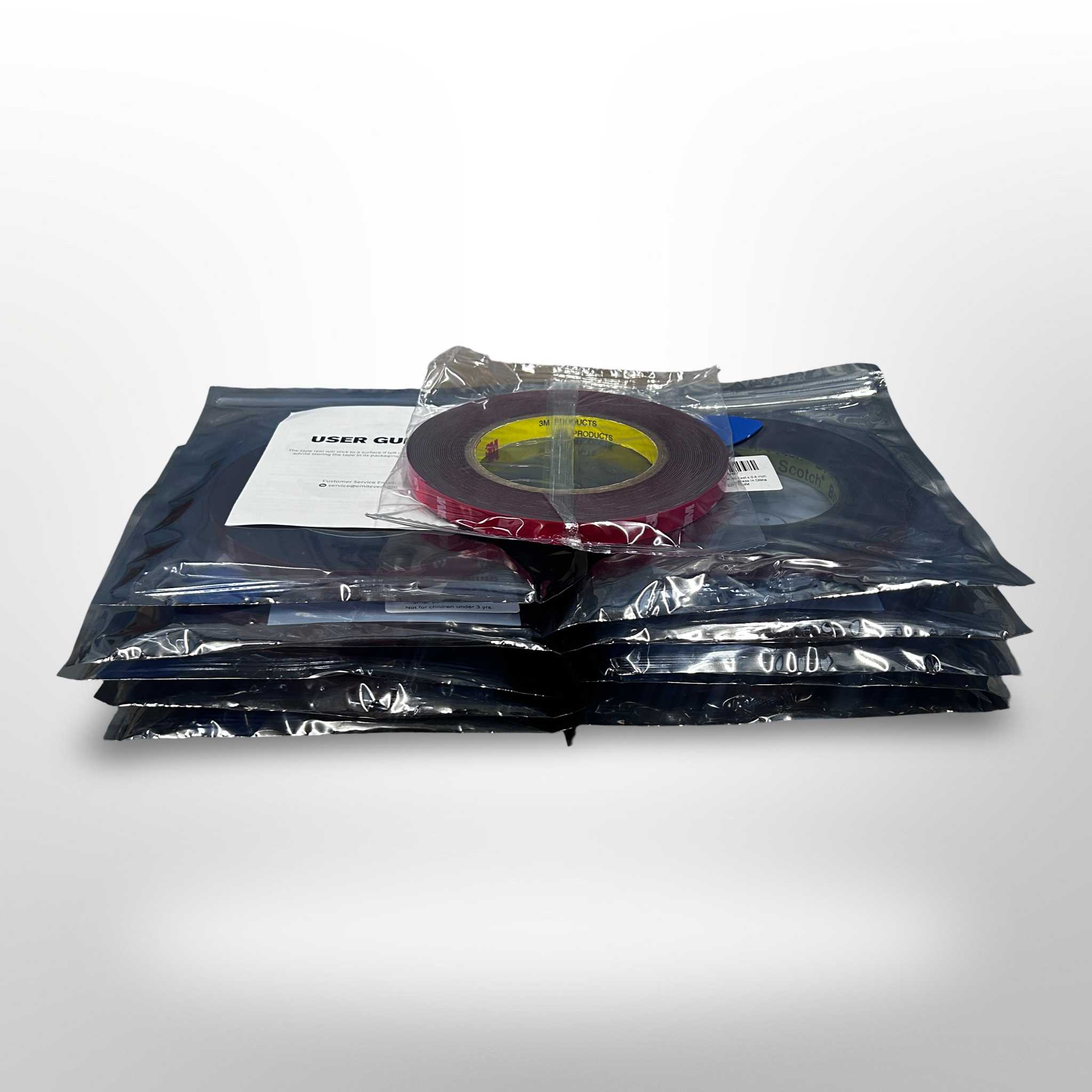 Case-Pack 3M Double Sided Tape Heavy Duty, Waterproof 32ft Length, 0.4in Width 10 Units/Case ($179.99 MSRP $3.95/Unit)