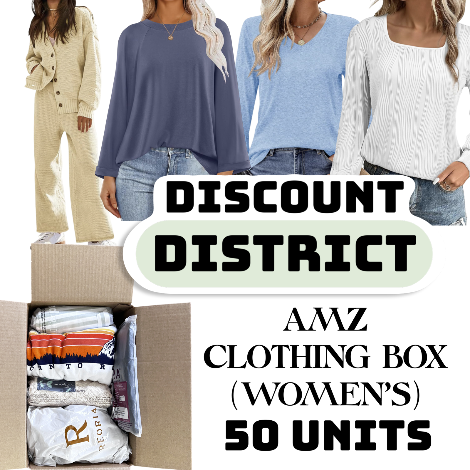 AMZ Clothing Box Women’s (50 Units)